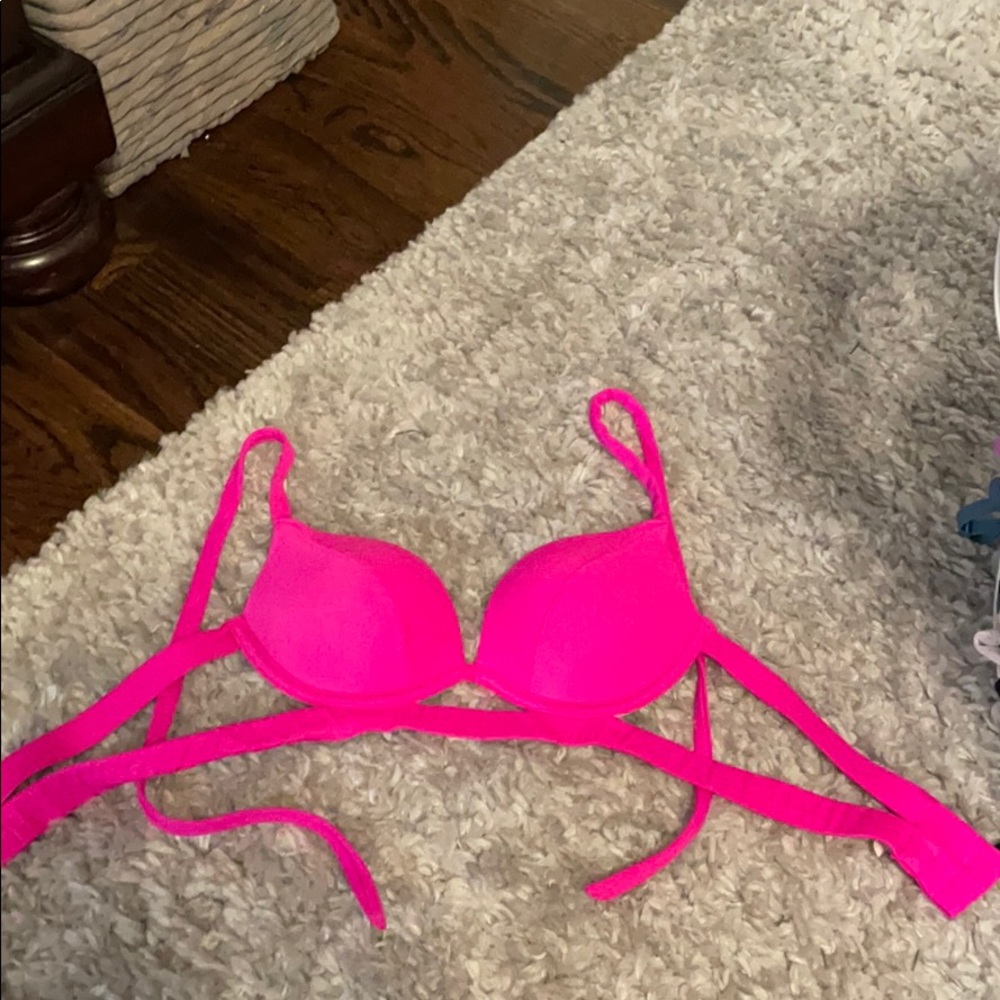 Hot Pink Bikini Top